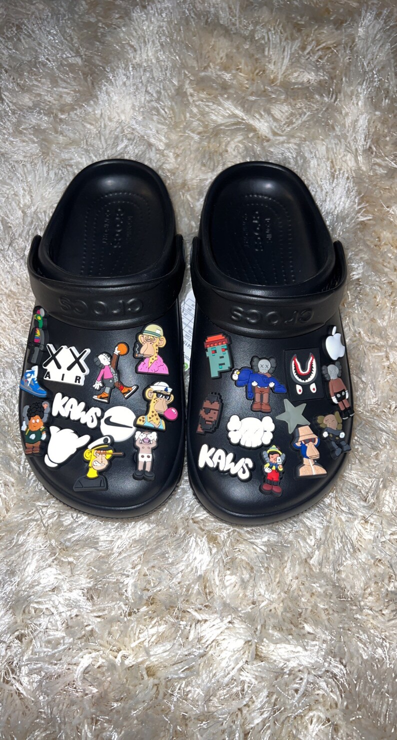 Kaws Croc Charms BAYC Bad Bunny Glow Charms for Crocs Etsy