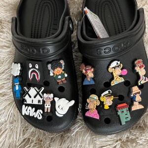 Shoes, Kaws Style Mixed Croc Charms