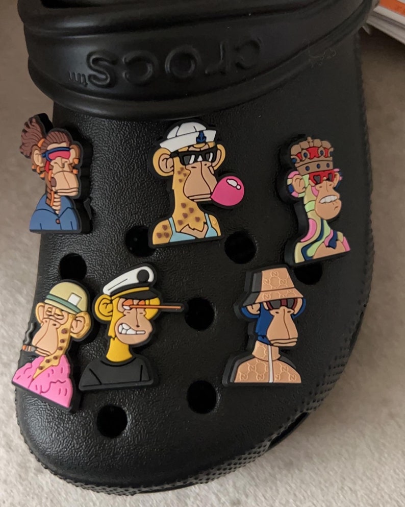Kaws Croc Charms BAYC Bad Bunny Glow Charms for Crocs Etsy