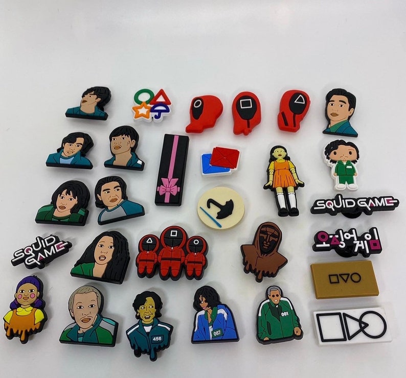 Squid Game Charms for Crocs Etsy