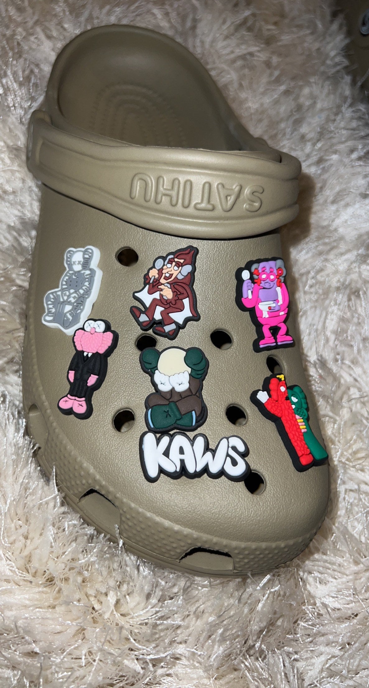 New Arrival Mexican Diy Kaws Anime Cartoon Designer Croc Charms Bulk  Wholesale Rubber For Boys Croc Charm Shoe Accessories - Buy Kaws Croc