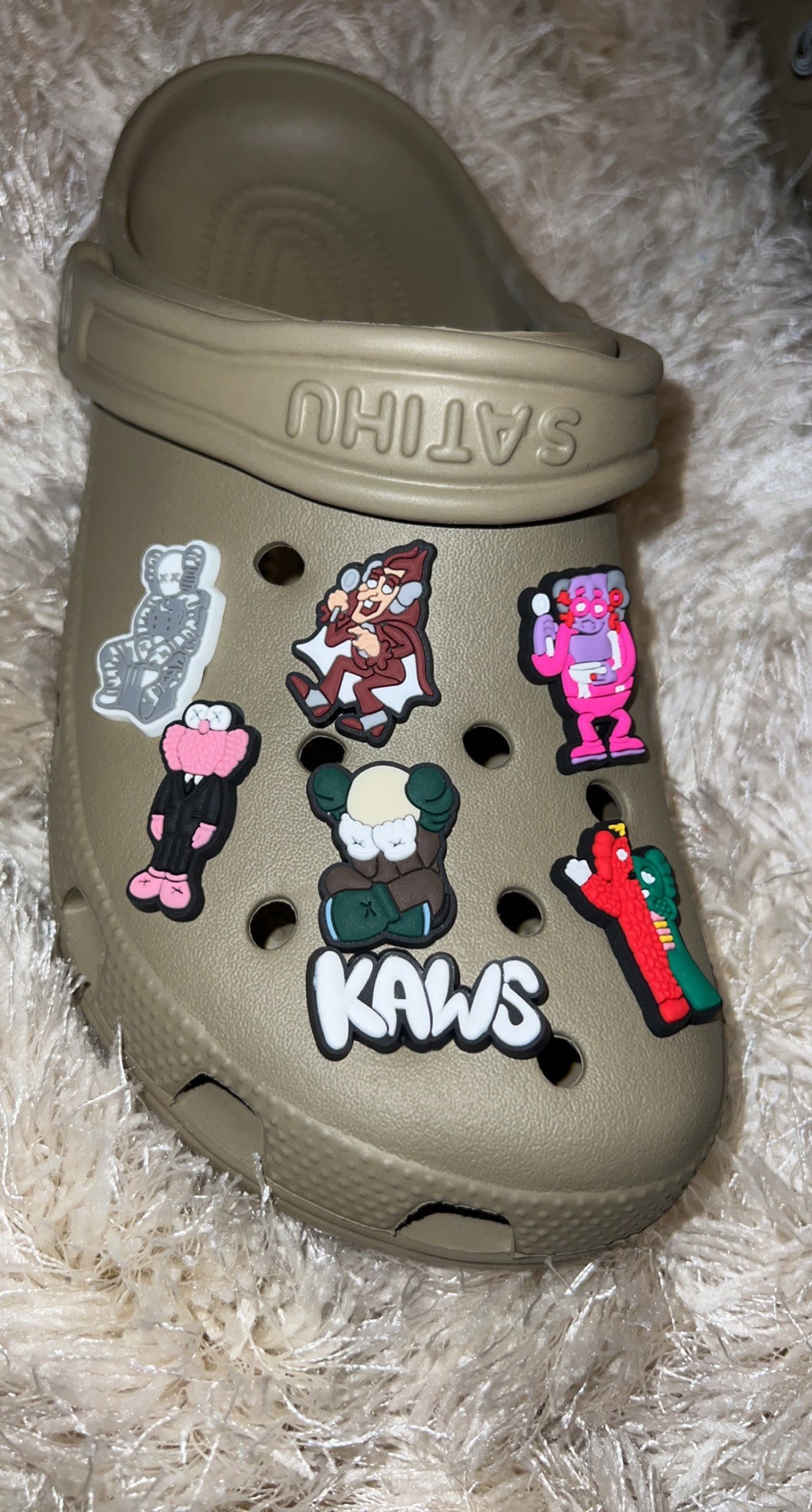 Kaws Art Croc Charms 6-pack, Fashion Shoe Accessories - Etsy