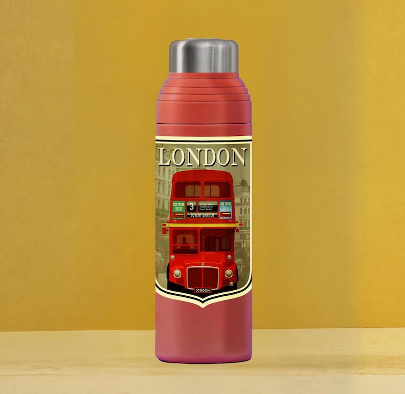 London Travel Sticker: Vintage style England Suitcase Decal image 7
