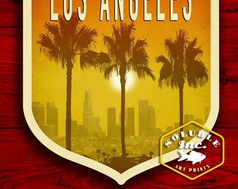 A5 Sticker Sheet Los Angeles Vinyl Stickers - City LA California America USA Holiday Travel #78497 - Foto 6