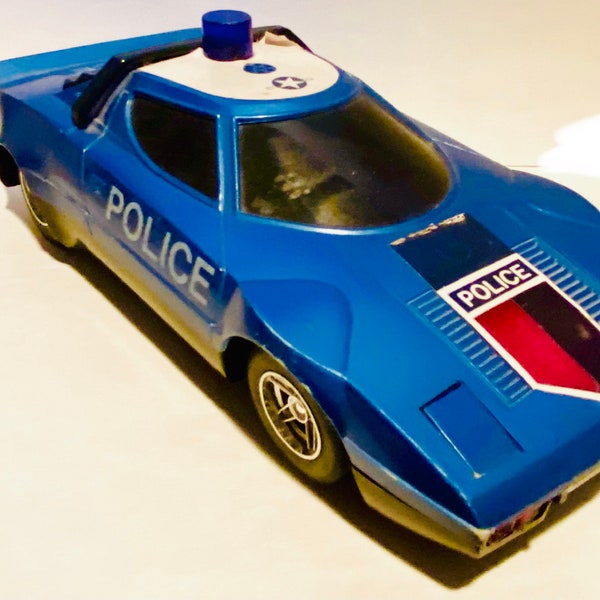 Vintage police car - vintage toy car- law enforcement