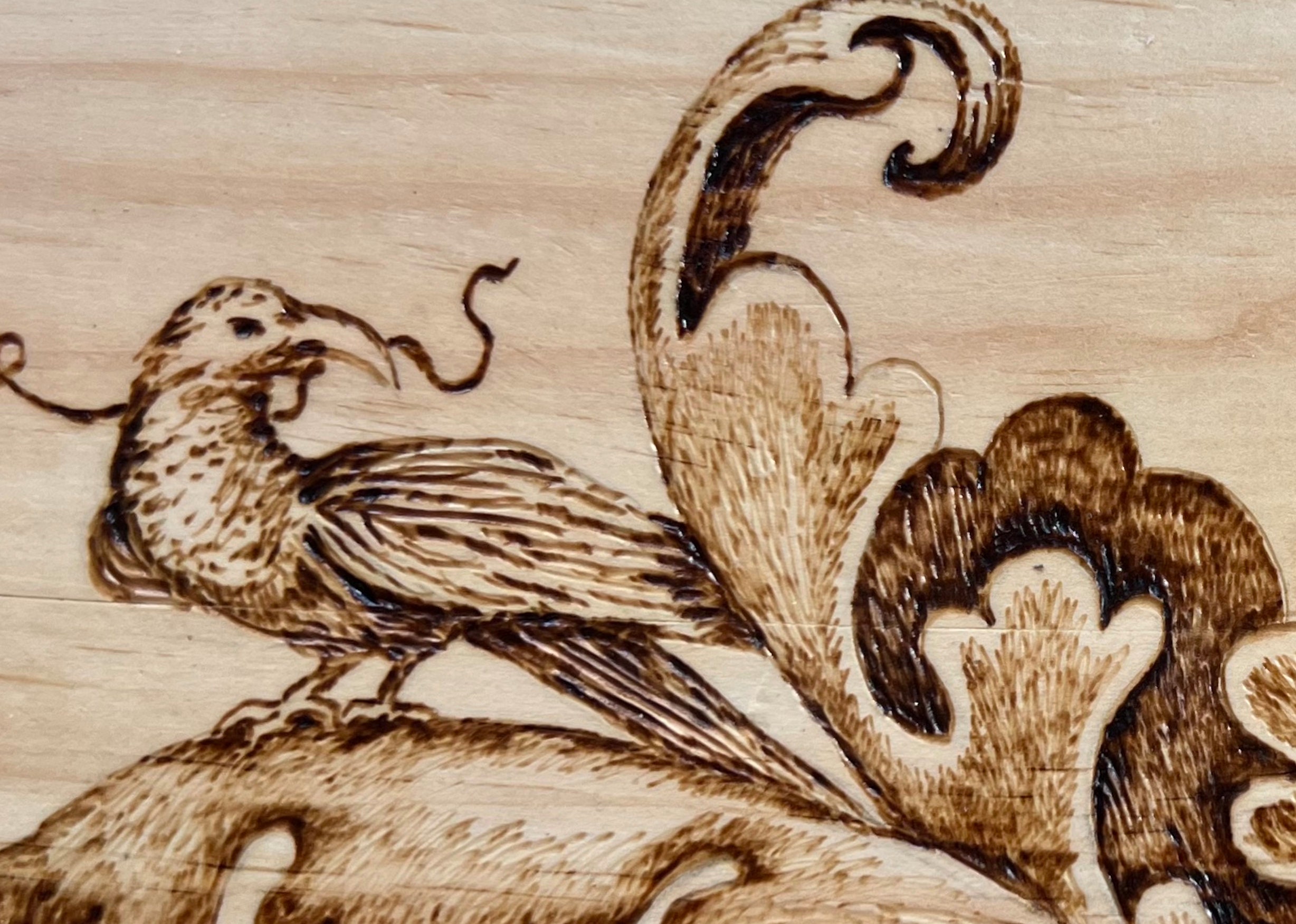 Pyrography Wall Plaque Over the Door Wall Art Woodburned Skull Design ...