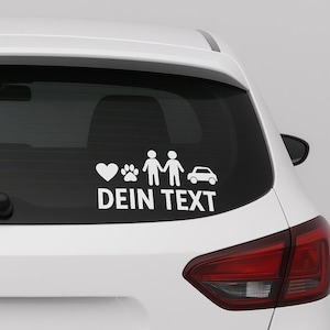 Personalized car sticker