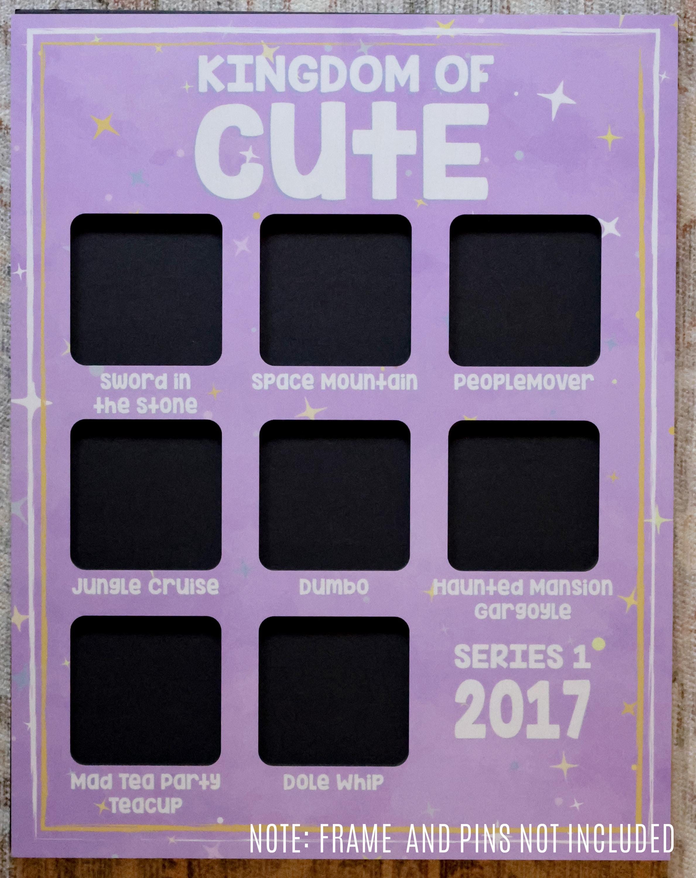 Cute Insert Frame Kingdom of Cute Pin Display Frame Insert - Etsy