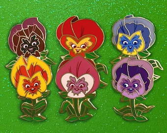 Speldenset Little Pansy Friends