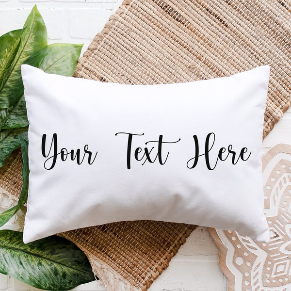 Text Pillow Etsy
