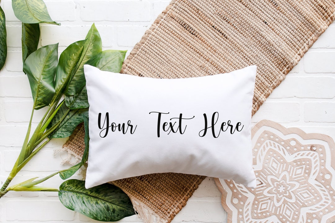 Custom Pillows Custom Text Pillow Customize Pillow