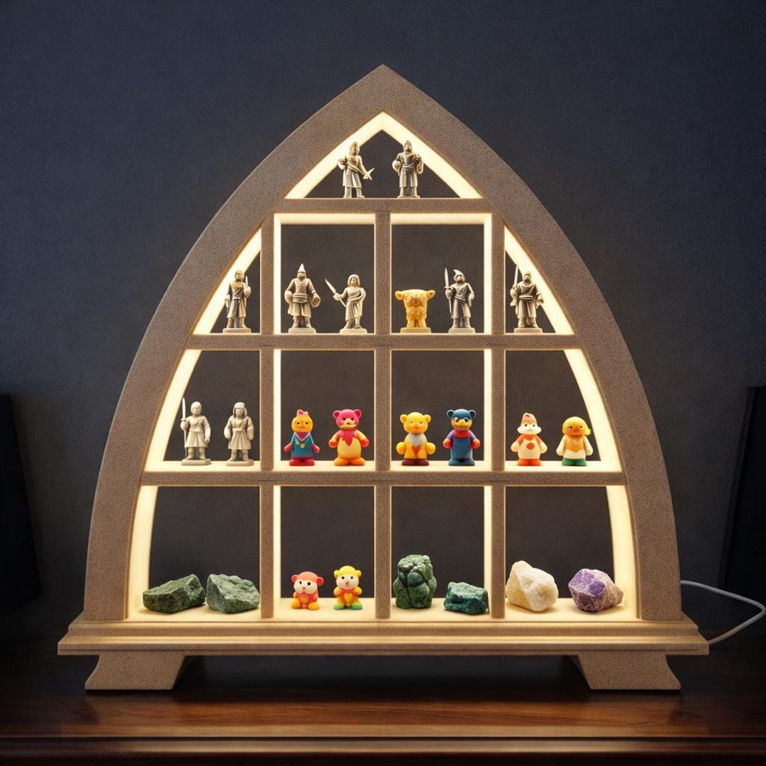 Display Case - Candle Arch/light Arch - Illuminated (large - Approx. 40 ...