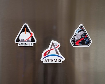 NASA Artemis Program Magnet Set Artemis I II Space Mission Magnet