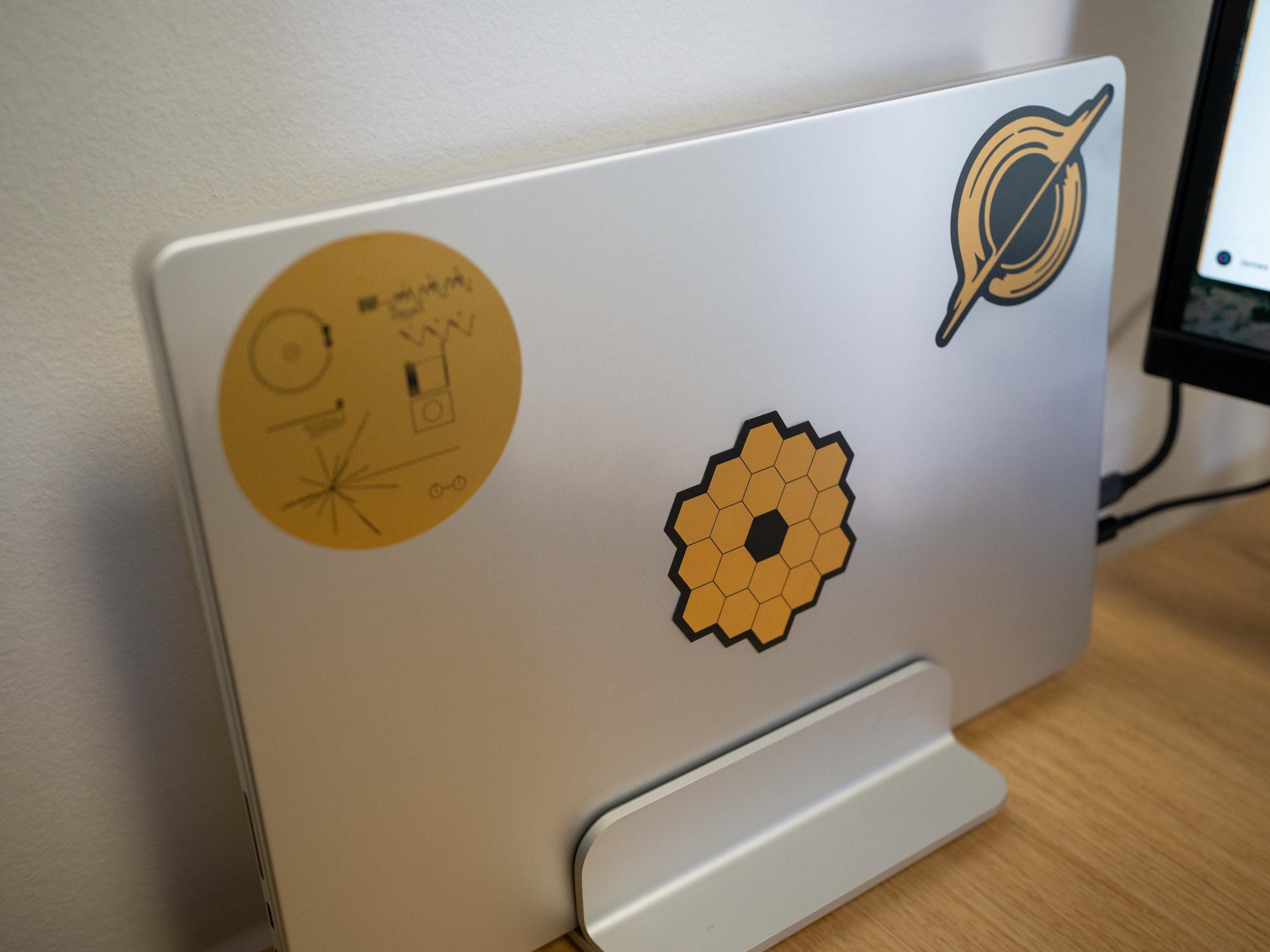 Gold Foil Space Stickers | 3-pack Celestial Sticker Set | Physics ...