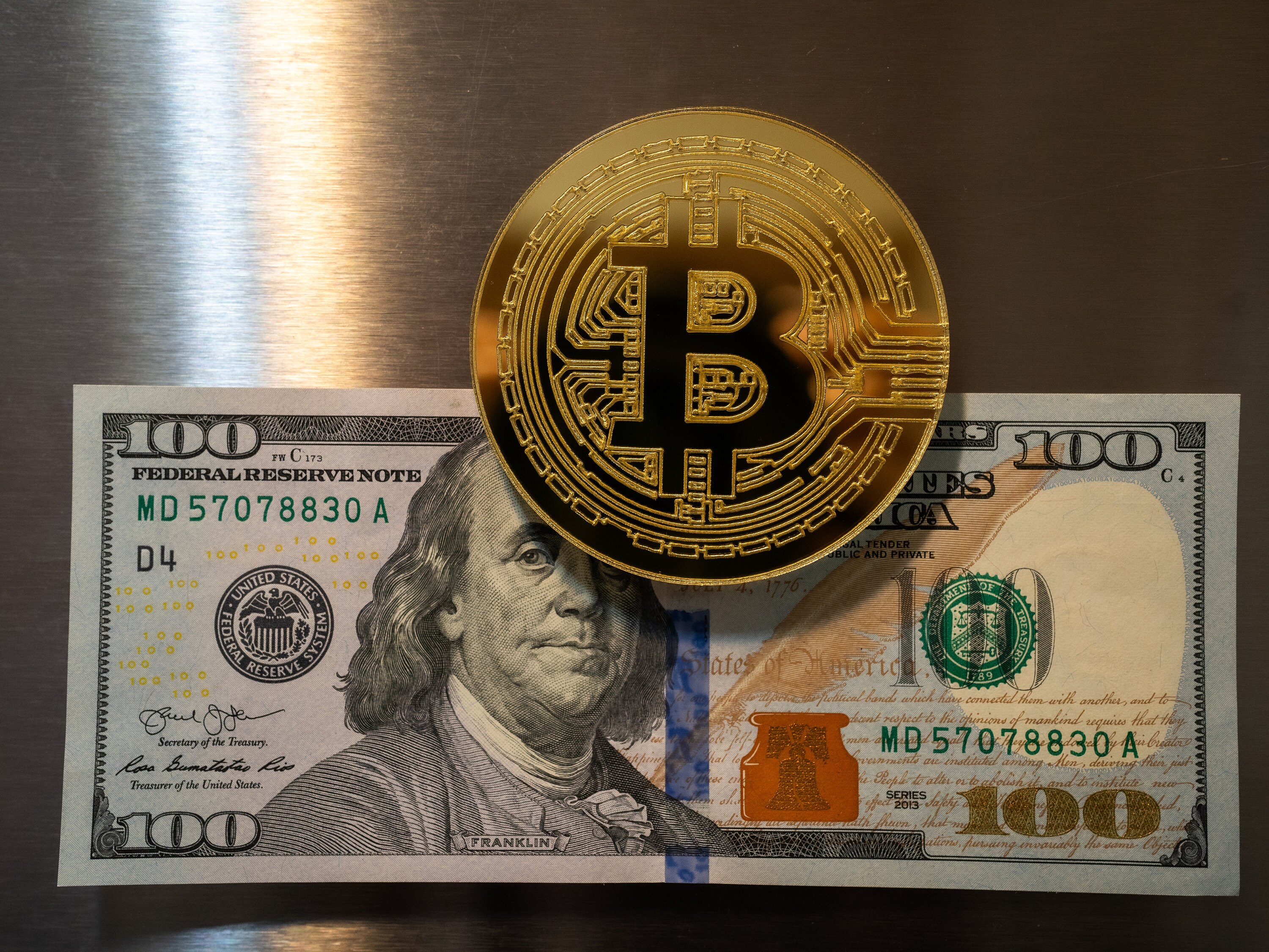 Mirrored Gold Bitcoin Magnet Decor Crypto Reflective Acrylic Blockchain  Investment Wealth Digital Currency for Crypto Enthusiasts | Gift - Etsy