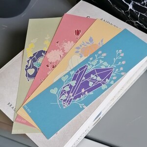 Marque page fleuri