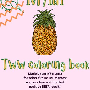 IVF Positive Affirmations Coloring Book (32 pages)