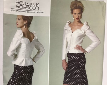 Misses UNCUT Vogue Sewing Pattern 1296 Sizes 16 18 20 22 24