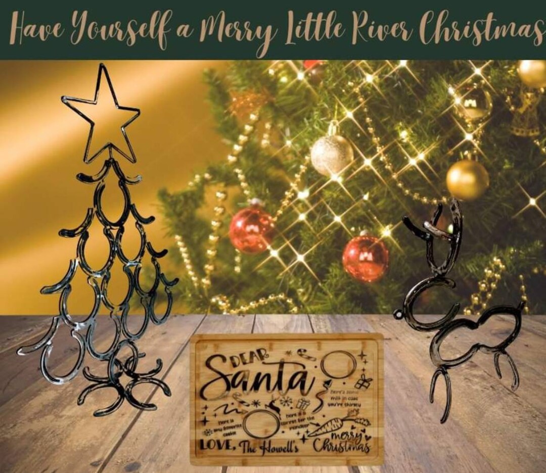 Horseshoe Christmas Tree Etsy