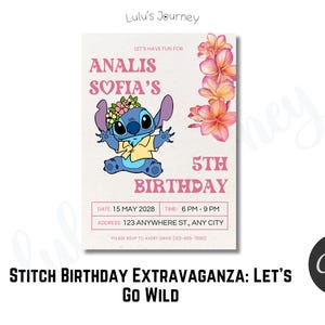 Extravagance d'anniversaire de Stitch : Let's go wild
