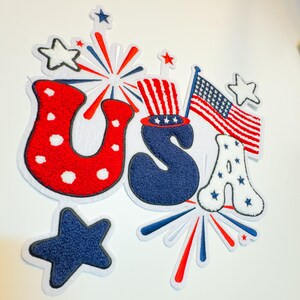 USA Chenille Patch