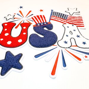 USA Chenille Patch