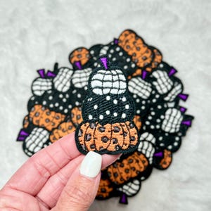 Stack of Pumpkins Embroidered Patch