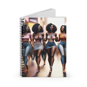 Goalfriends Journal For Black Women | African American Journal | Black Woman | Printable Planner Cover | Custom Journal | Spiral Notebook
