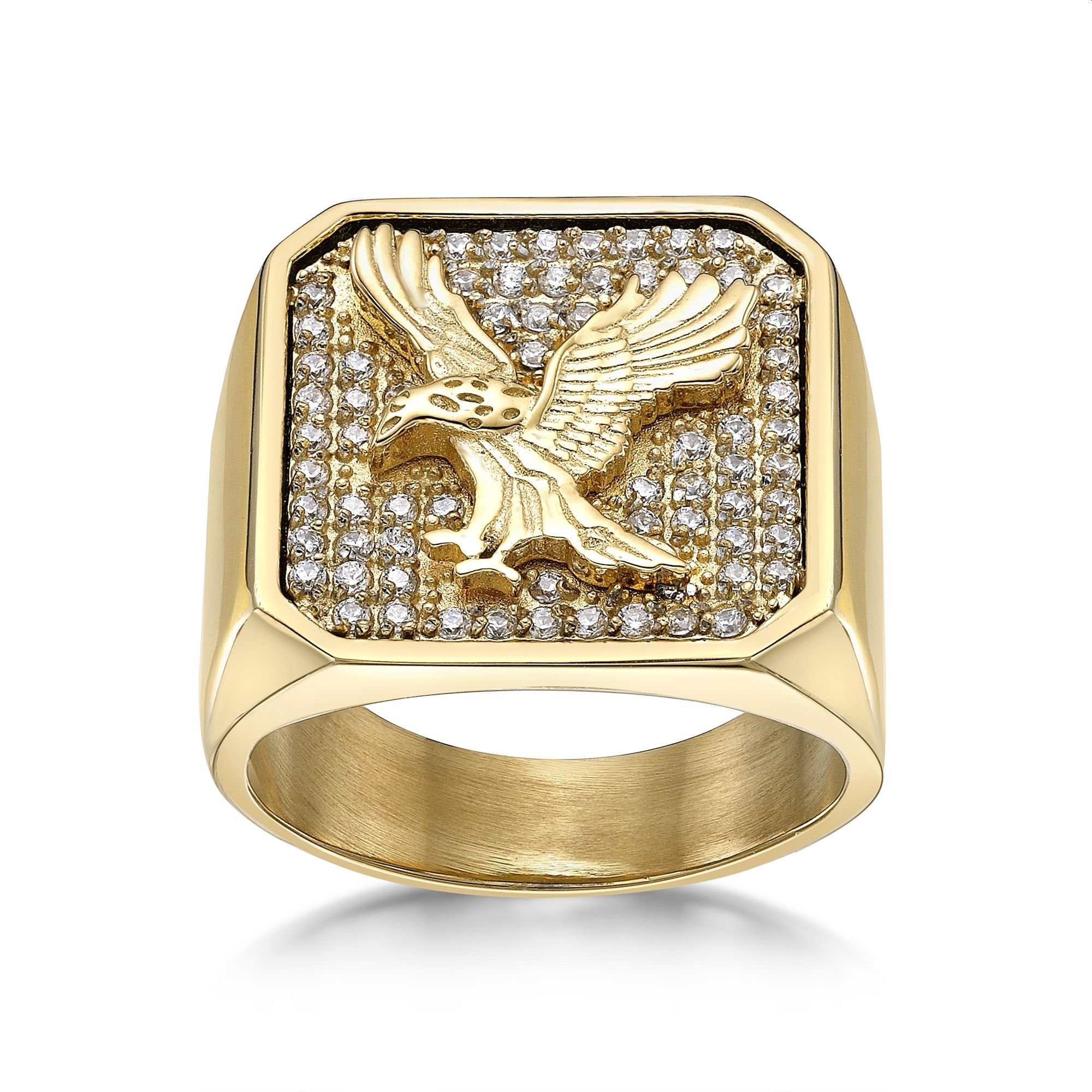 Gold eagle ring sale