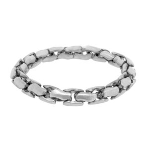 Thick Specialty Link Bracelet for Men / Stainless Steel Bracelet / 8.75 Inches Long Bracelet / 8.5 mm Wide Bracelet