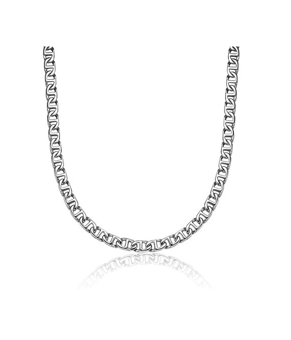 Stainless steel deals mariner link necklace