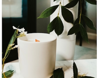 Sampaguita Candle: Hand-Poured , Clean Burning and Nontoxic Candle
