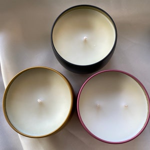 4 oz Coconut Wax Candles Choose your candle scent Clean burning Nontoxic Candle Hand poured luxury candle Gift zdjęcie 6