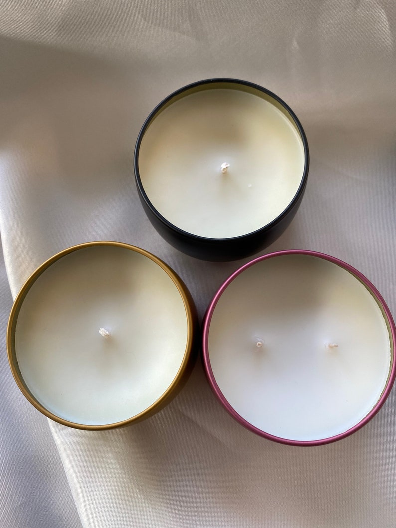 4 oz Coconut Wax Candles Choose your candle scent Clean burning Nontoxic Candle Hand poured luxury candle Gift image 6