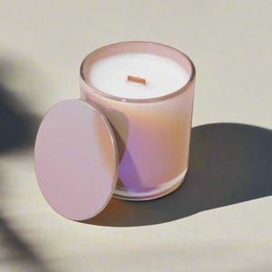 Iridescent Luxury Candle | Hand-poured Coconut Wax Blend Candle | Non-toxic and Clean Burning | Elegant Home Decor, Gift