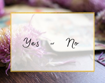 1-Hour Delivery - Tarot Card Reading for a Yes/No Answer
