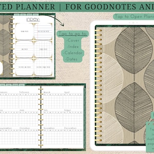 Customizable digital planners and calendar