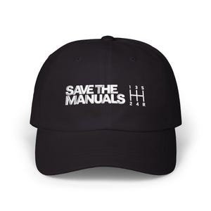 Rädda manualerna bilälskare pappahatt | Broderad pappakeps med slogan