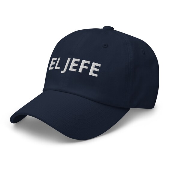 El Jefe Embroidered Men's Baseball Cap | Cotton Washed Adjustable Hat