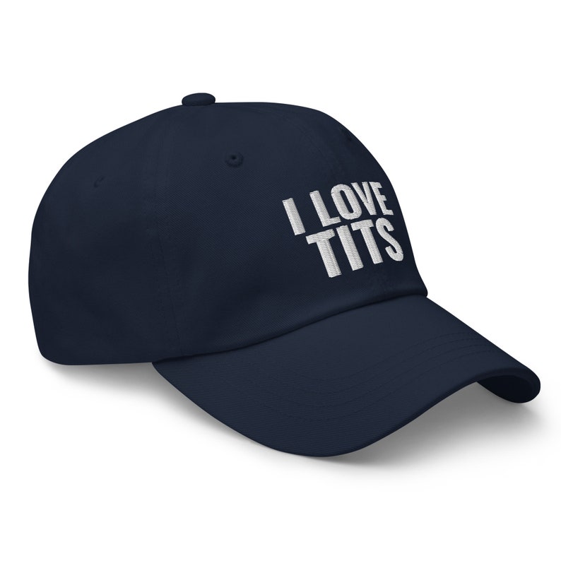 I Love Tits Hat, Adult Humor Gift, Lesbian Gift, Lesbian Hat, Gag Gift, Funny Gag Gift,embroidered hat, baseball cap, baseball hat, dad hat image 8