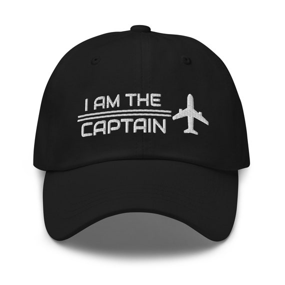 Blanco schuif tandarts Ik ben de kapitein hoed captain hat captain gift vliegtuig - Etsy België