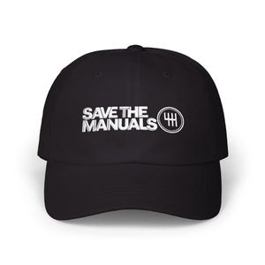 Rädda manualerna bilälskare pappahatt | Broderad pappakeps med slogan