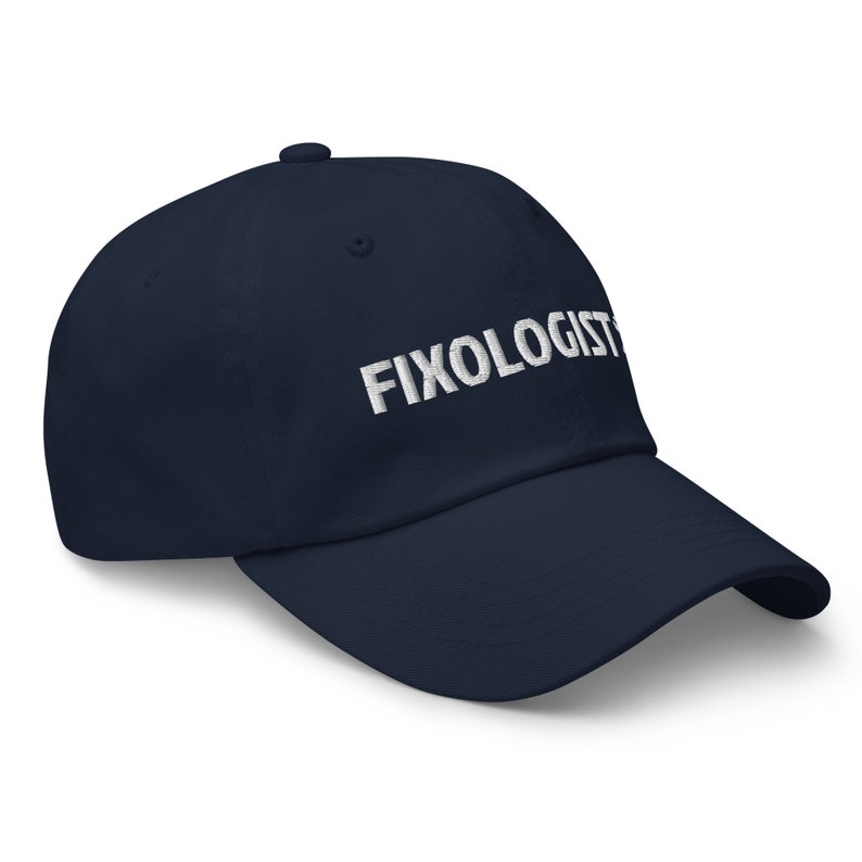 Fixologist Hat, Handyman Gift, Plumber Gift, car Mechanic, embroidered hat, baseball cap, baseball hat, embroidered cap, dad hat, dad cap, image 9