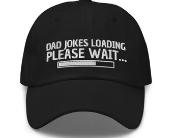 Bestickte Mütze mit Papa-Witzen, lustiges Geschenk für Väter