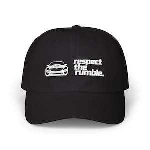 Gorra de papá con eslogan bordado "Respect The Rumble"