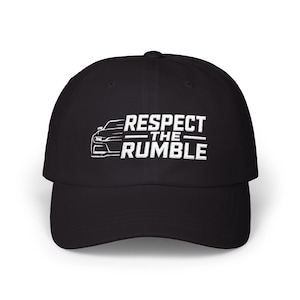 Respektera Rumble Car pappakeps | Pappakeps med broderad slogan