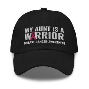 Breast Cancer Awareness, Breast Cancer Gift, Cancer Survivor, embroidered hat, baseball cap, baseball hat, embroidered cap, womens cancer
