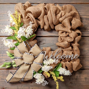 Square Welcome Wreath
