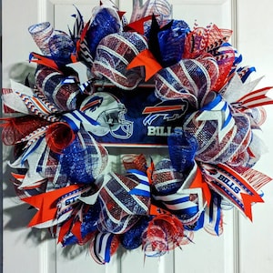 Buffalo Bills Sports Fan Wreath