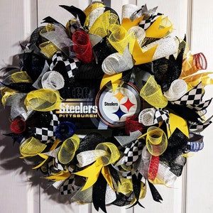 Steelers Sports Fan Wreath